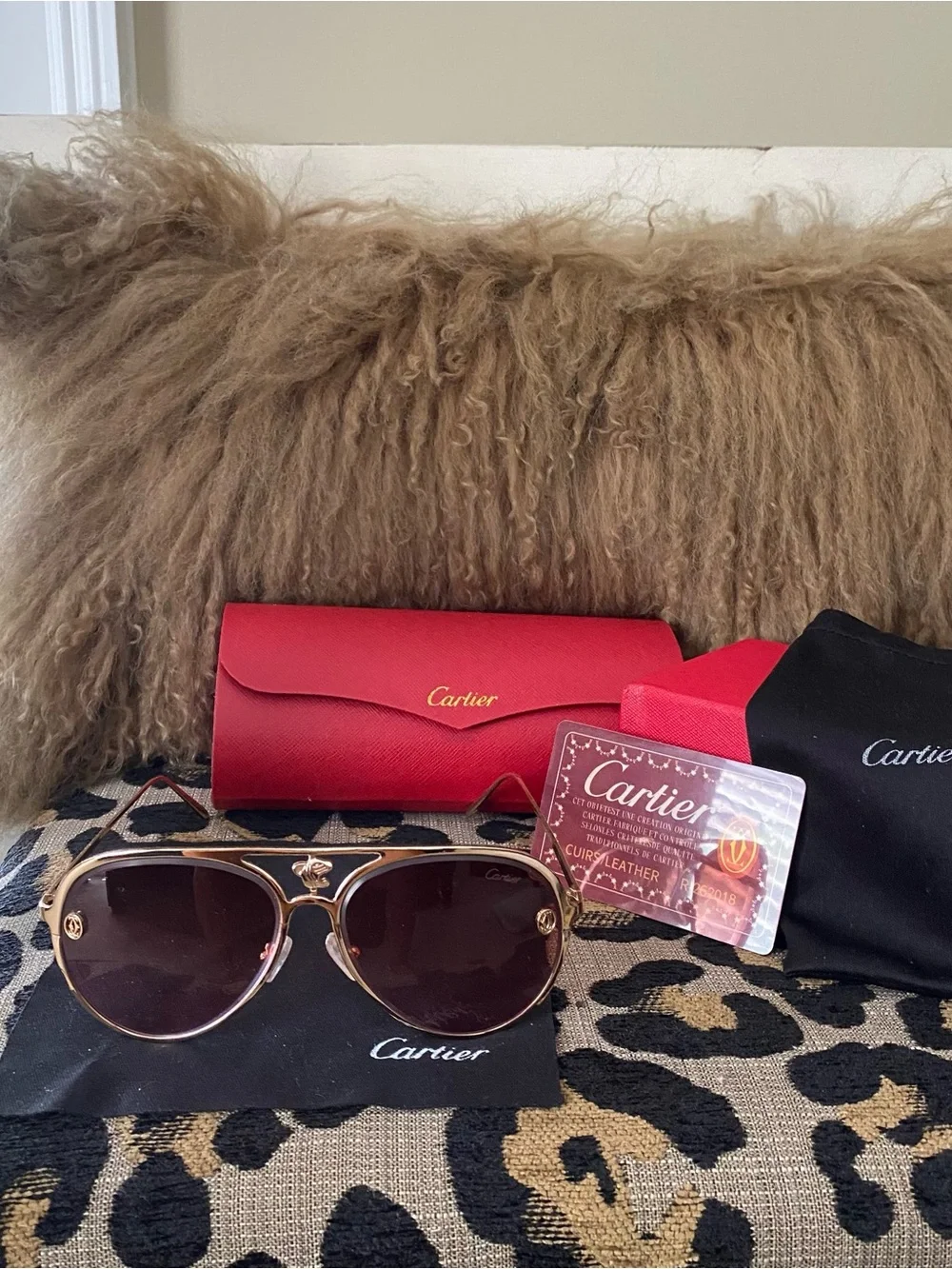 Pink with gold frame Aviator Sunglasses